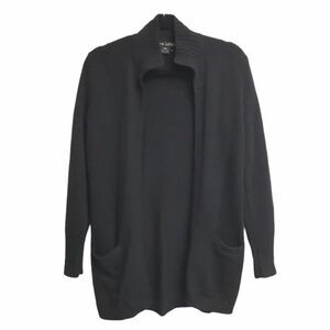 RALPH LAUREN Black LabelWool Cashmere Silk Open Cardigan Black M